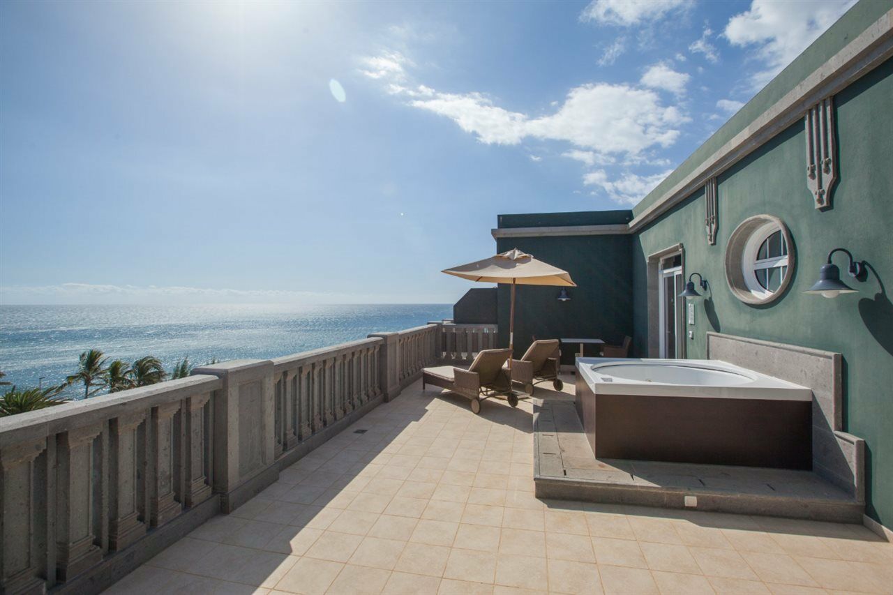 Lopesan Villa Del Conde Resort & Thalasso Meloneras Ngoại thất bức ảnh Rooftop terrace